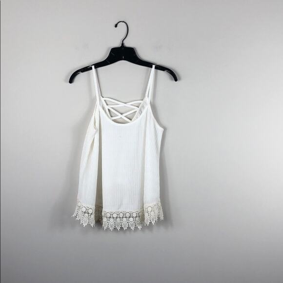 White Crochet Top 9.3 Eline by Line And Dot  M - Picture 6 of 6